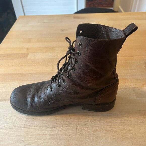 FRYE - Men's Lace Up Boots - Size 10 - Picture 4 of 15